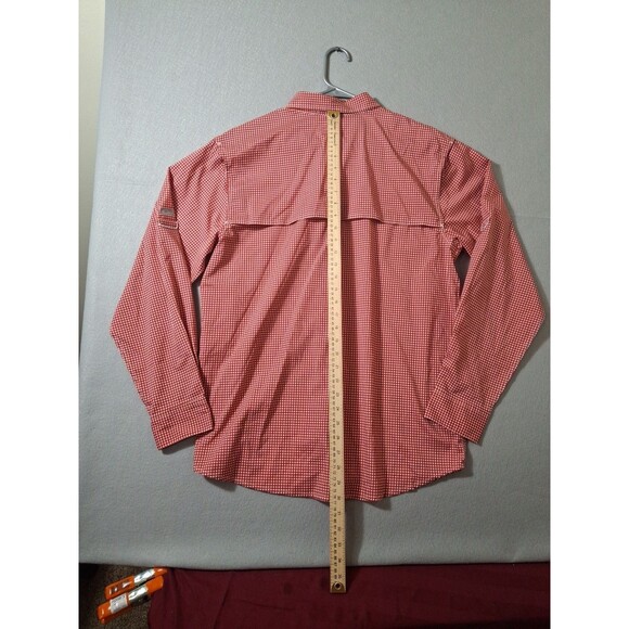 Alabama Crimson Tide Drake Waterfowl Long Sleeve Red Vented Shirt Size Medium - Picture 7 of 8